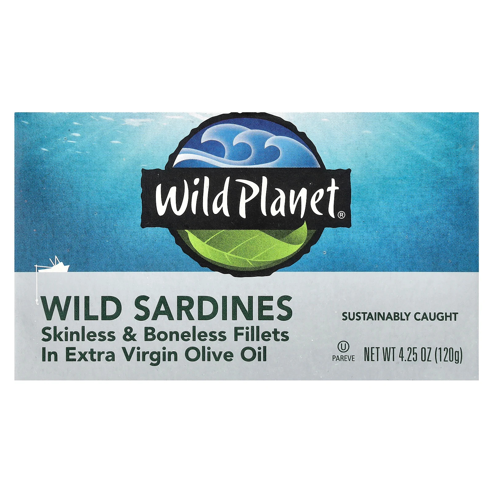 Филе диких сардин без кожи и костей в оливковом масле первого отжима 425 унции 1990₽