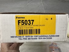 Ferrea Intake Valve Set F5037-8 Hi-perf 1132 X 5.300 X 2.190 In. For Bbc 8pcs