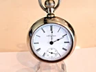 Nice, Large 18SZ- Elgin Pocket Watch-55mm-New Glass, Serviced ,Runs Great-1893