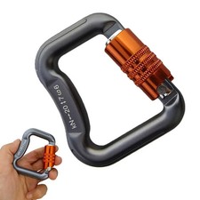 20KN Paragliding Powered Harness & Rescue Auto-Locking Carabiner Rock Climbing