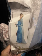 Dreamgirl Ice Queen Costume Halloween Velvet Dress NWT Large