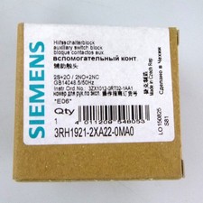 Siemens auxiliary switch block 3RH1921-2XA22-0MA0 original packaging