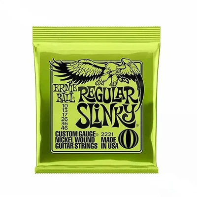 1 Sets Ernie Ball 2221 Regular Slinky Nickel Wound Electric Guitar Strings 10-46