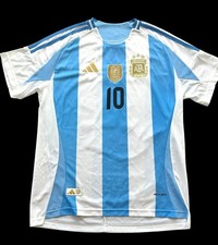 Adidas Argentina 2024 FIFA World Cup Authentic Jersey Messi #10 Heat.RDY Sz XL