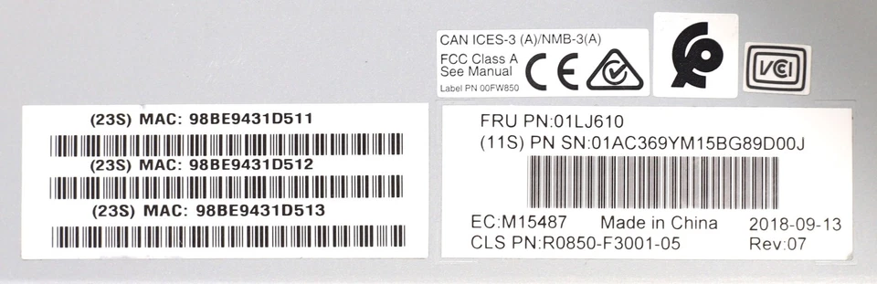 IBM Storwize V5030/V5030F Dual-Port 10GbE SAS Controller Node FRU P/N: 01LJ610 - Image 4 of 4