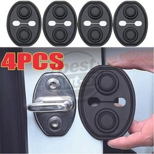 4pcs Silicone Car Auto Door Lock Cover Door Latch Protection Black US