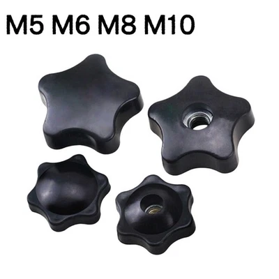 Sterngriffmuttern M5 M6 M8 M10 Sterngriff Hand Griff Feststellmutter Sternmutter - Bild 1 von 4