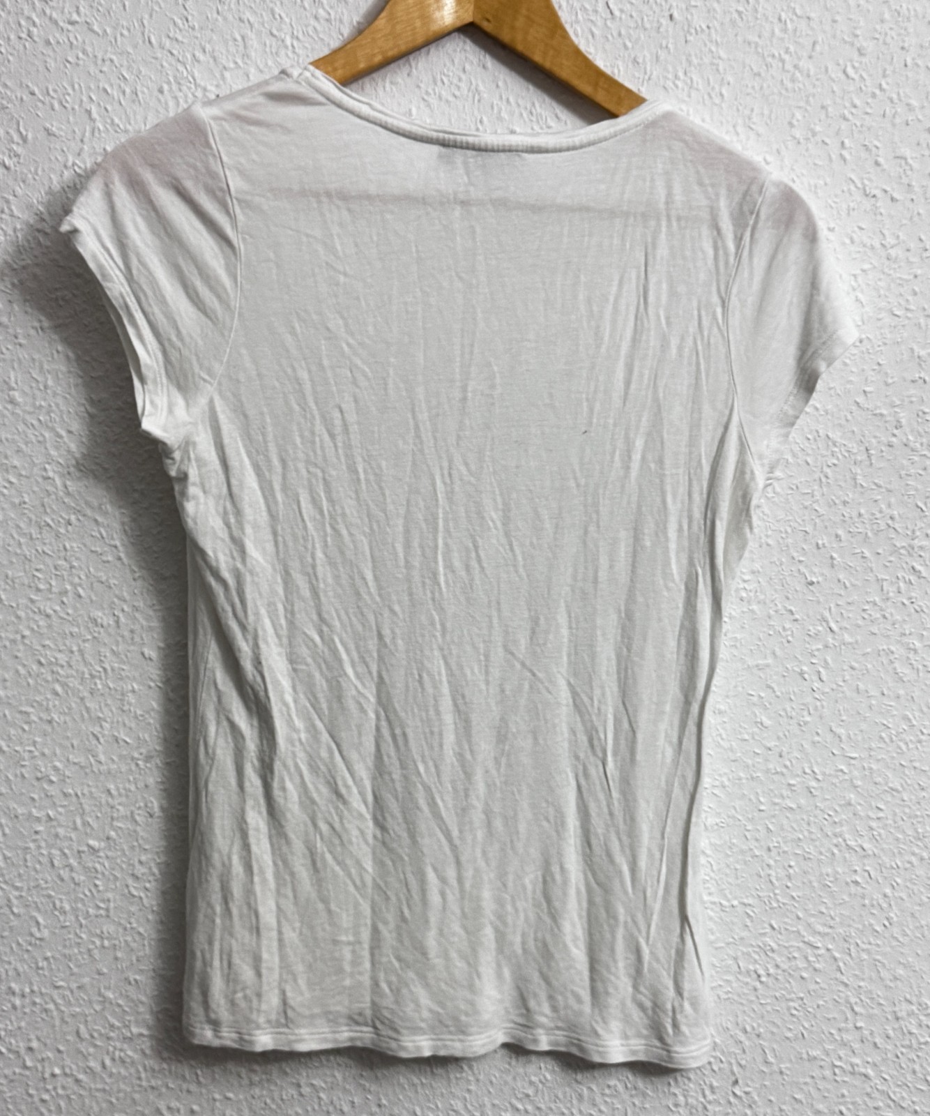 Morgan de Toi White Sequin Graphic T-Shirt - Size Large - Number 90 Motif image 5