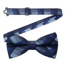 Mens Bow Tie Plaid Bow Tie for Men Pre Tied Adjustable Bow Tie for Bowtie 05
