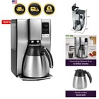 10-Cup Programmable Coffee Maker, Insulated Thermal Carafe, Brew Strength Sel...