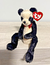 2000, Retired, "Easton" Panda Bear, Ty Attic Treasures Collection, Plush, W/Tags