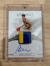 2020-21 Panini Flawless Collegiate Deni Avdija Patch Auto /20