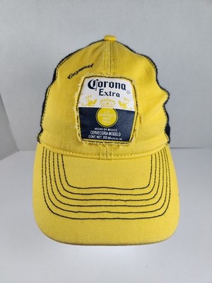 Corona Extra Baseball Hat One Size Adjustable Cap Cozumel Mexico Yellow And Blue