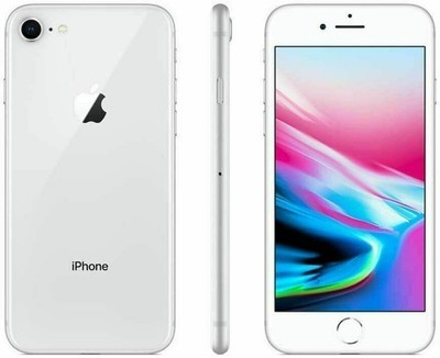Apple iPhone 8 (A1863, 2017) 256GB Silber 4,7'' Retina HD Display 12MP Kamera