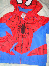 spiderman hoodie 5/6 disneypark disney brand kids zip up hoodie boys