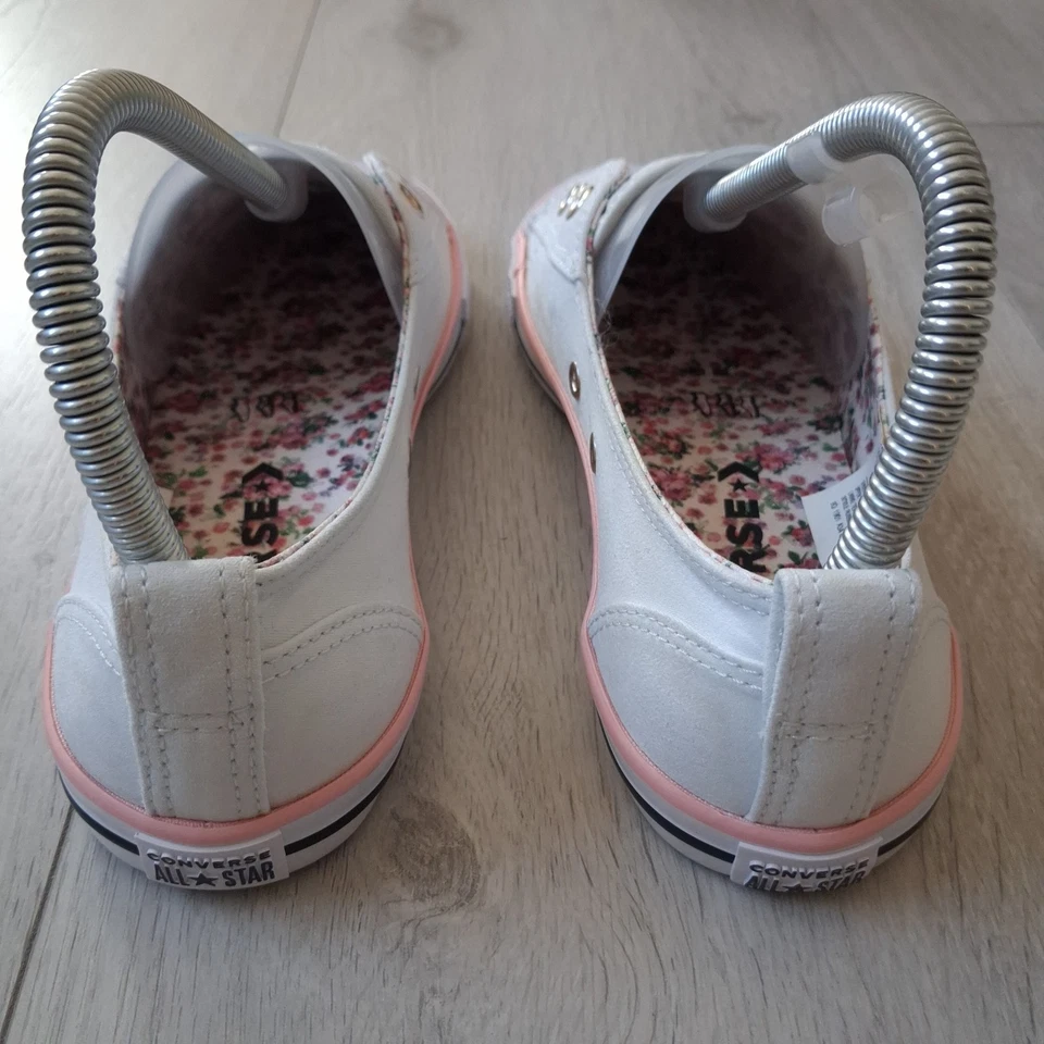 Converse All Star Lo Top Ballet Weiß Sneaker Damen UK 4 US 6 EUR 37 PinkTrim - Bild 3 von 4