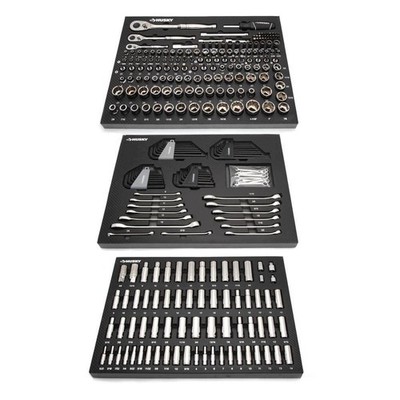 Husky 290-Piece Mechanics Tool Set in EVA Trays