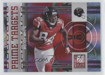 2009 Donruss Elite Prime Targets Red 31/199 Roddy White #2 0n8