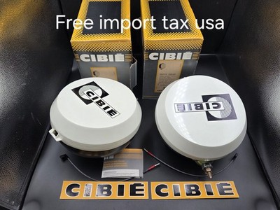Foglight CIBIE SUPER OSCAR DRIVING LAMP Black rallye Light Renault  Pair Nos 