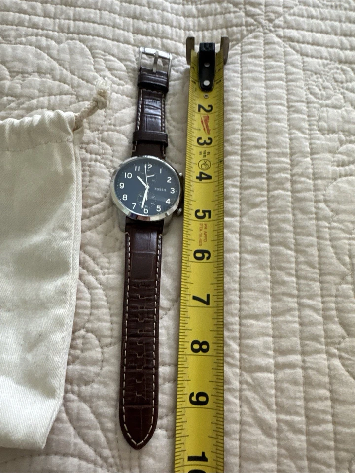 Men’s Fossil Townsman Watchw/ Navy Blue Dial  - Image 4 of 4