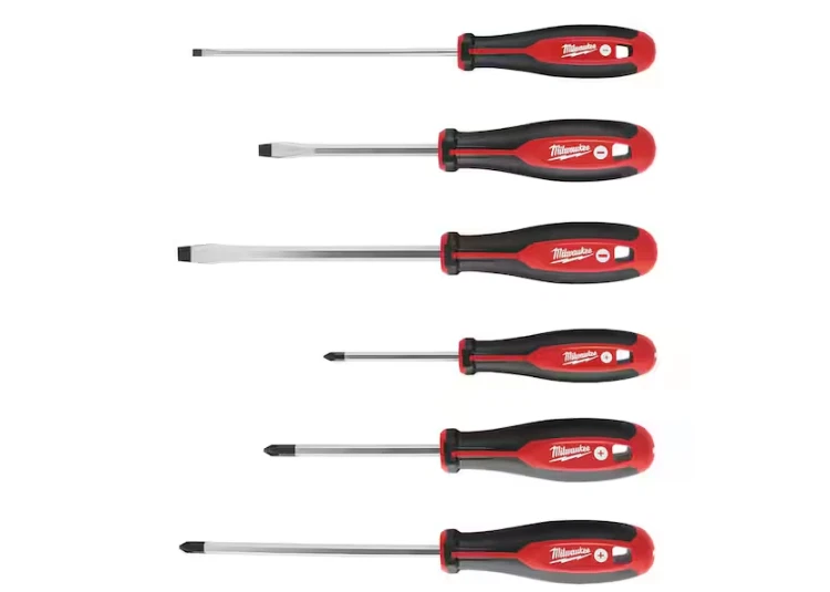 Milwaukee 48-22-2706  Multi-Tip Forged Shanks Wire Bending Screwdriver Set - 6pc - Image 3 of 4