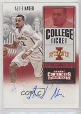 2016-17 Panini Contenders Draft Picks College Ticket Abdel Nader #178 Auto y3x