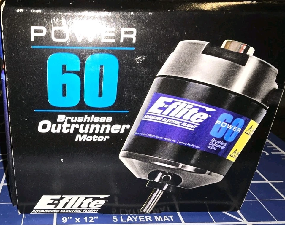 Eflite~ E-flite Power 60 Brushless Outrunner RC Airplane Motor 400kv EFLM4060A   - Image 4 of 4