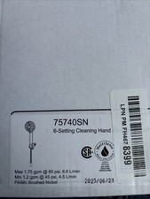 Delta Faucet ProClean Brushed Nickel Shower Head with Handheld Showerhead