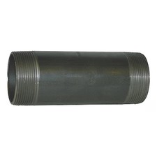2-1/2" X 6" Black Pipe Nipple Sch 80, 91010