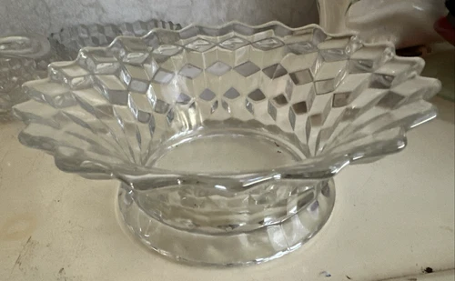 Fostoria American Glass Centerpiece Bowl 9.5"