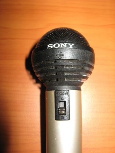 Vintage 1970's SONY F-27S Cardioid Dynamic Microphone for RECORDER * Japan