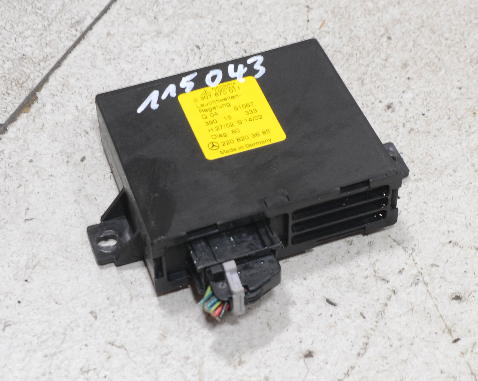 Licht Steuergerät MERCEDES s klasse 320 CDI W220 2208203685 