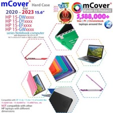 NEW mCover Case for 2020-2023 15.6" HP 15-DW 15-DY 15-EF 15-GW series Laptop