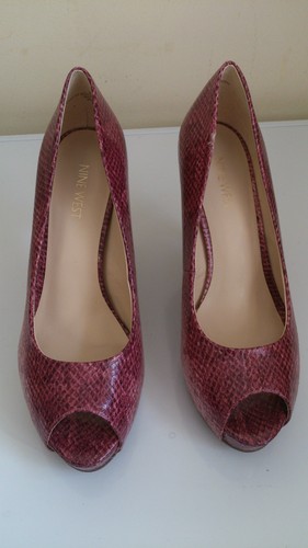 NINEWEST SHEEPSKIN LEATHER SHOES - Picture 7 of 8