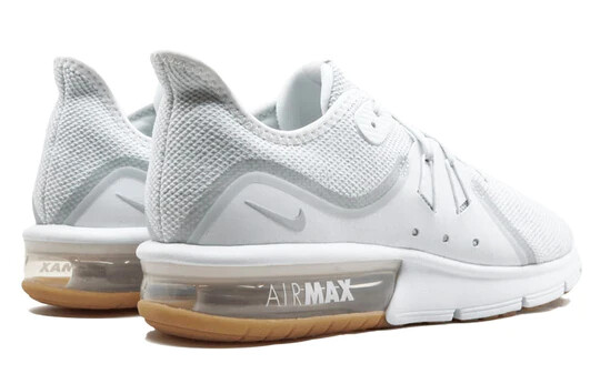 NEW Men's Nike Air Max Sequent Running Shoes White Gum 921694