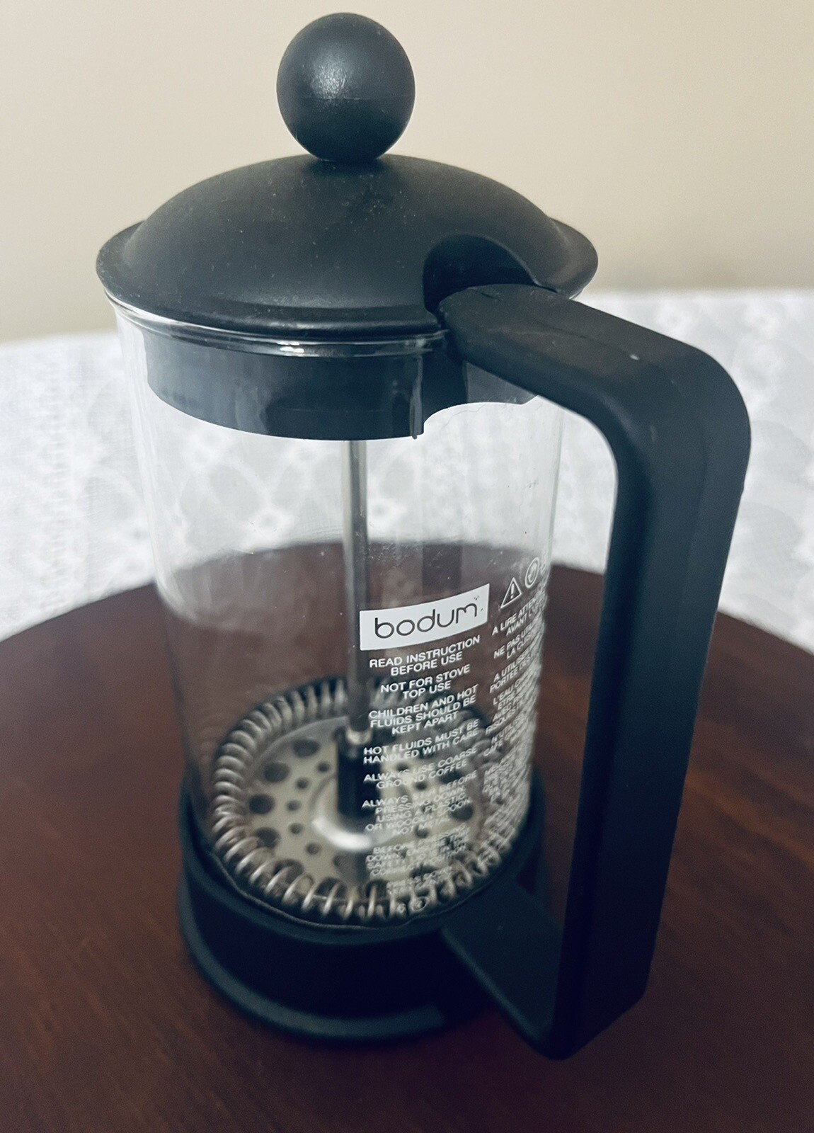 BODUM French Press Coffee Maker Black - 2 Cup Capacity