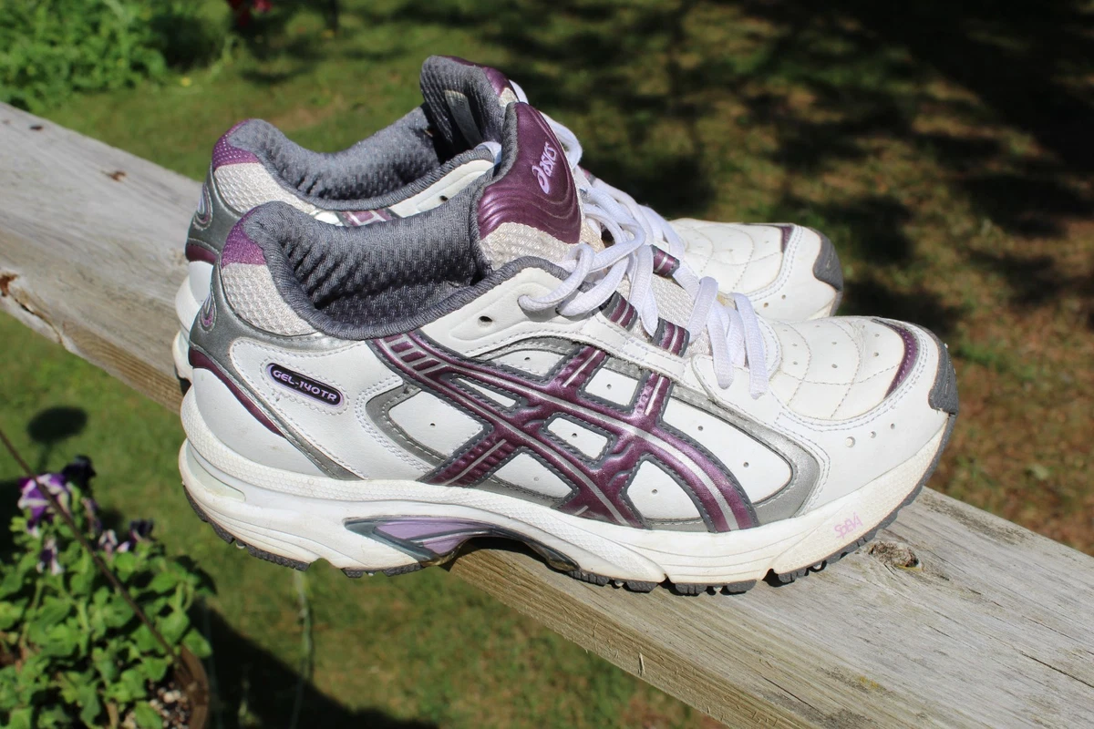 Women s Asics Gel 140TR Shoes Size U.S 7.5 Style SL853 White Purple eBay