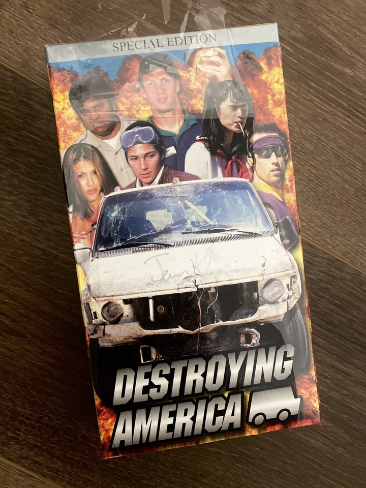 SIGNED Hook Ups “Destroying America” Skateboard Video VHS Vintage Jeremy Klein - Image 4 of 4