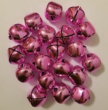 Lot 20 pcs 30mm Shiny Metal Jingle Bells Christmas Crafts MULTIPLE COLOR OPTIONS