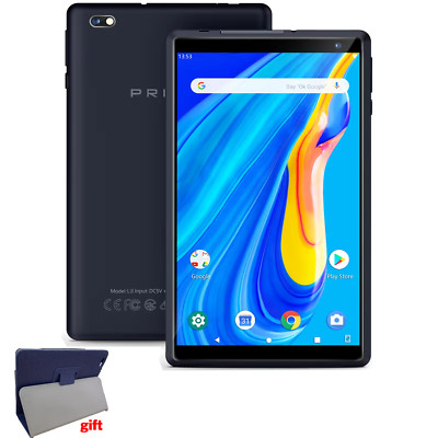 PRITOM Android 10 Tablet PC 8inch Pad Quad-Core 32GB Dual Camera Wifi Bluetooth 