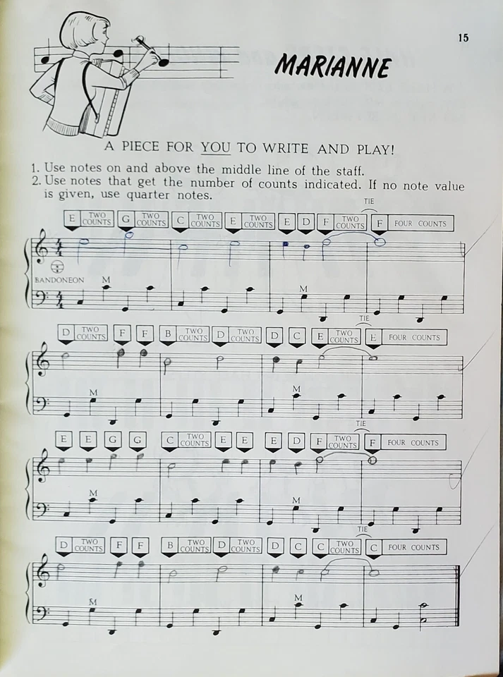 Piano Accordion Reading Writing Rhythm No 2 Sheet Music Book By Palmer Hughes s3 - Image 4 of 4