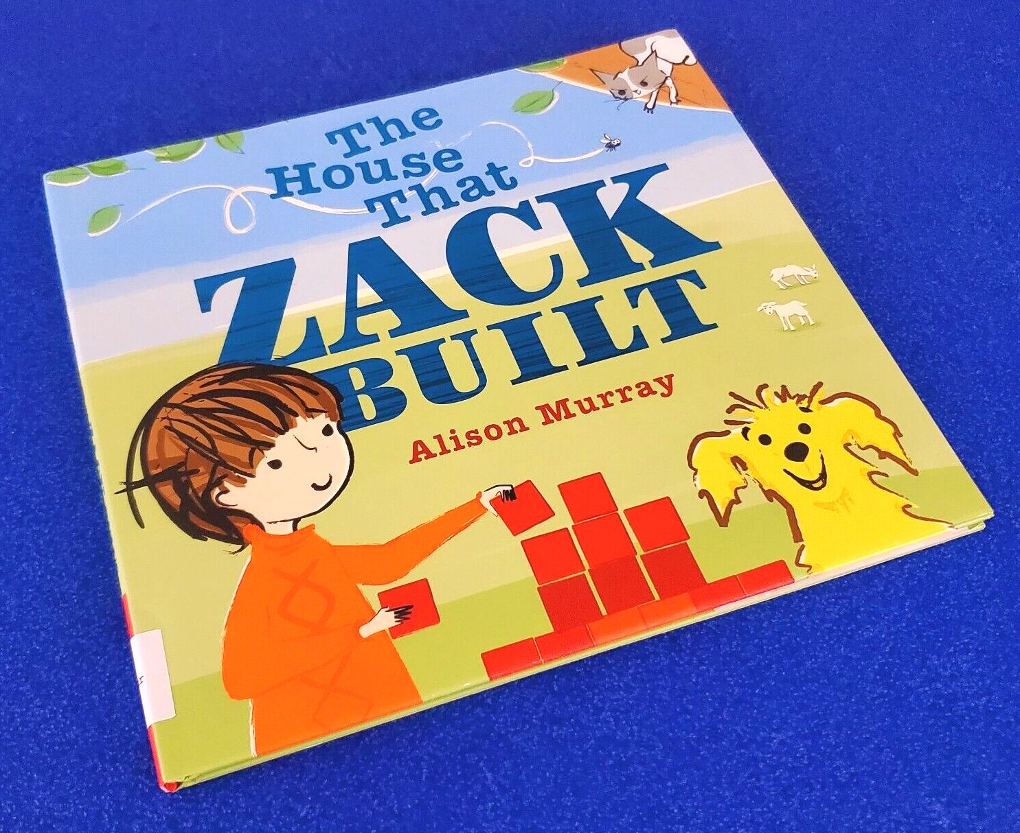 THE HOUSE THAT ZACK BUILT HARDCOVER CHILDREN'S BOOK FREE SHIPPING STORY