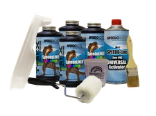 T-Rex Tintable Roll On Truck Bed Liner, Urethane, 4 quart kit, SMR-1000TROLL-K4