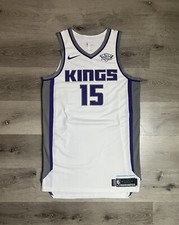 Nike Sacramento Kings Authentic Jersey Vince Carter Player Issue Gamer Sz 48 + 6