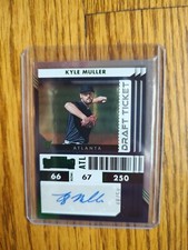 🔥Kyle Muller /50 (RC) 2022  Contenders Draft Ticket Green Auto #2 Braves🔥