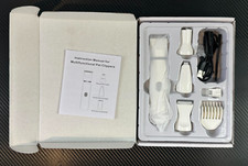 4 in 1 Pet Grooming Kit Paw Hair Clipper Trimmer Set 2 Speeds USB Charging Read