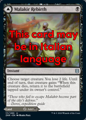 MTG MALAKIR REBIRTH EXC - MALAKIR RENAISSANCE - ZNR - MAGIC