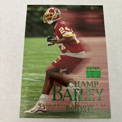 1999 Skybox Green Foil Champ Bailey Rc 214