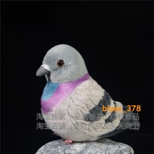 Cute Pigeon Plush Toy Carrier Pigeon Simulation Soft Stuffed Bird Doll Toy Gift