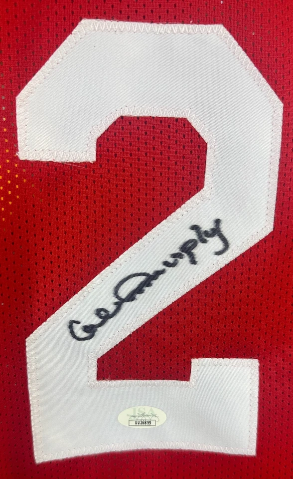 Calvin Murphy autographed signed jersey NBA Houston Rockets JSA COA - Image 2 of 3